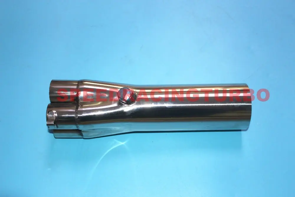 

SPEEDRACINGTURBO EXHAUST HEADER COLLECTOR SLIP ON 1 3/4" TUBE 3.5" SINGLE NEW