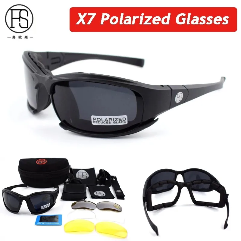 Tactical Glasses X7 Military Polarized Sunglasses Men Airsoft Goggles