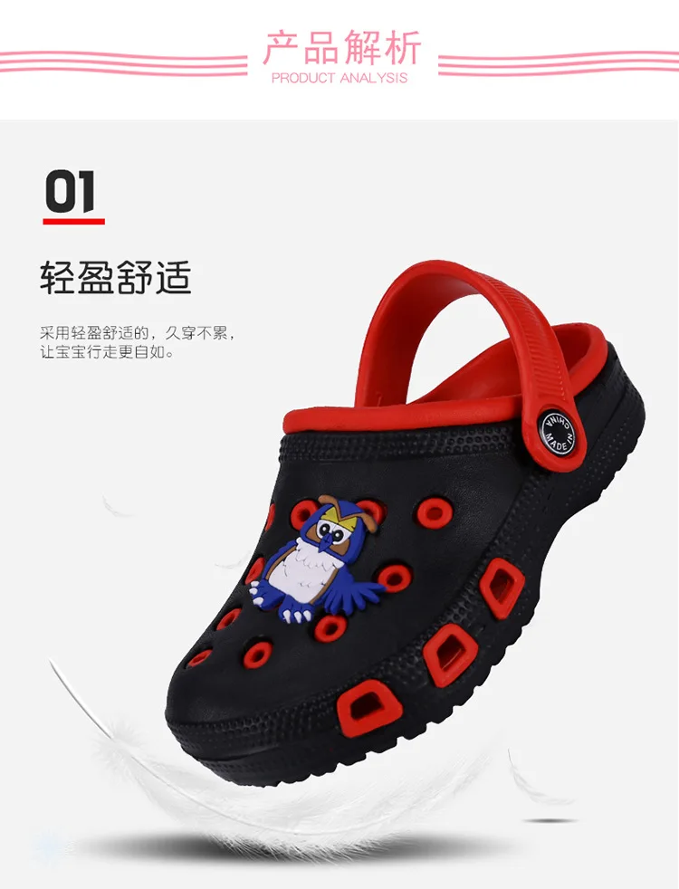Летняя детская обувь брендовые сандалии для мальчиков с закрытым носком ортопедические спортивные сандалии из искусственной кожи для маленьких мальчиков