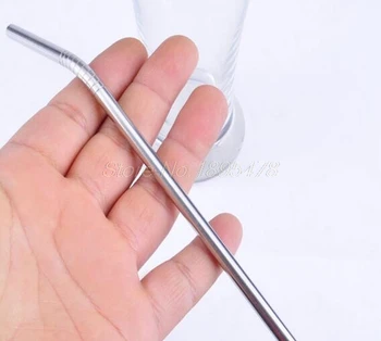 

200PCS/Lot Wholesale Stainless Steel Straw 30OZ and 20OZ drinking straw bend drinking straw beer straw