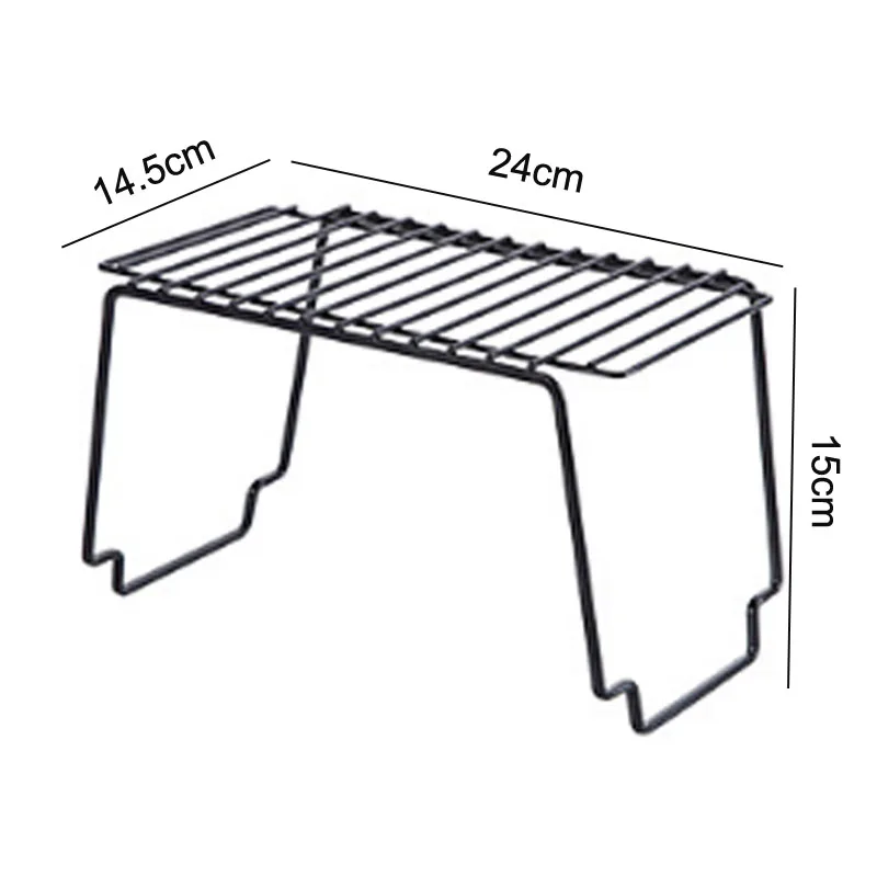 Кованая железная стойка для хранения, кухонные штабелируемые стеллажи, приправа, блюдо, чаша, отделочная стойка, домашняя ванная комната, Органайзер