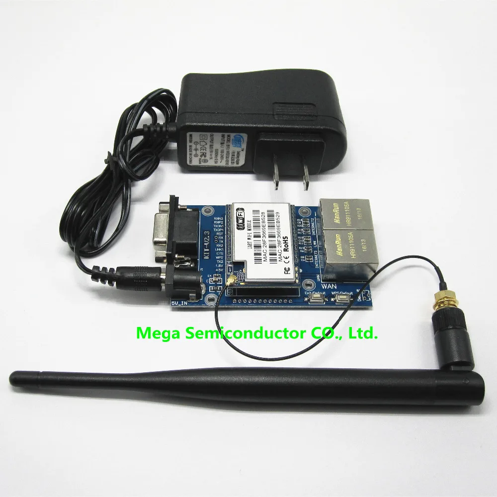  !!!HLK-RM04 RM04 Uart Serial Port to Ethernet WiFi Wireless Module with Adapter Board Development Kit HLK-RM04 startkit. 