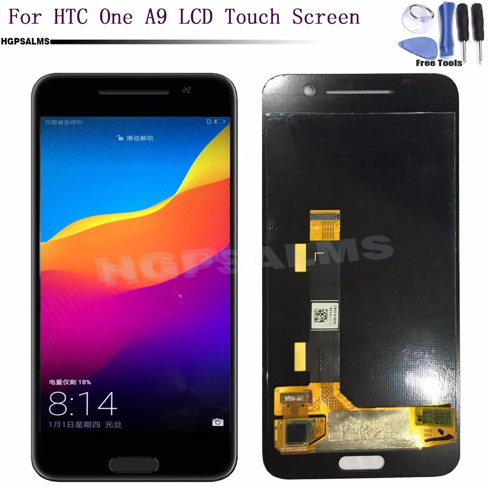 

For HTC One A9 LCD Display Touch Screen Digitizer Panel Glass Sensor Assembly for HTC A9W A9T A9D LCD