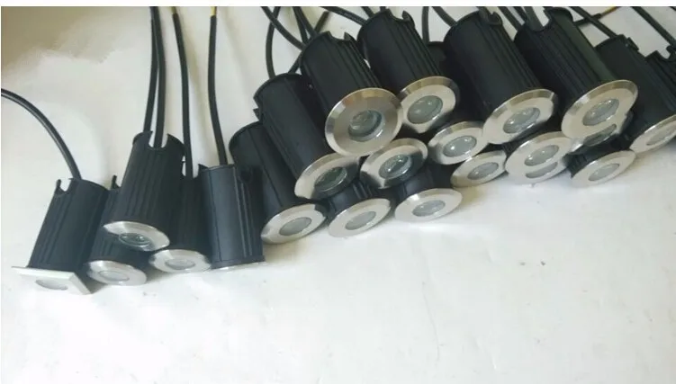 Preço de Atacado Enterrado Lâmpada Subterrânea Inground Luz Ac12v Branco Quente Light Underground 3 w Led 9 AC12V Branco Quente Branco LED Light Underground