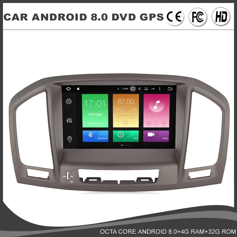 

IPS 7"Octa Core Android 8.0 Car DVD GPS Player For Opel Vauxhall Holden Insignia 2008-2013 Radio BT SD USB DAB DVR TMPS MAP