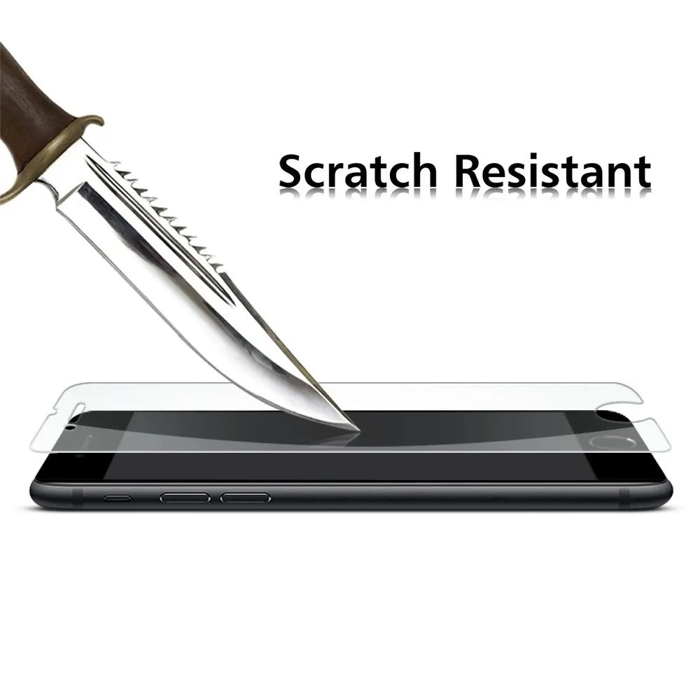 Protective tempered glass for iphone 6 7 5 s se 6 6s 8 plus XS max XR glass iphone 7 8 x screen protector glass on iphone 7 6S 8 (2)