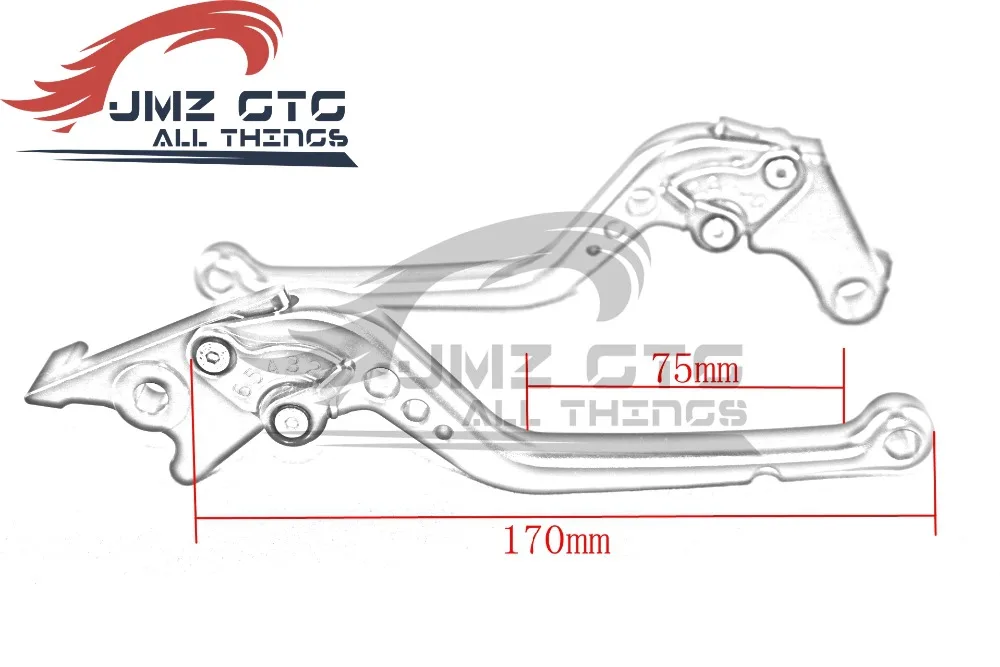Для KAWASAKI ZX10R/RR/KRT 2016 2017 2018 Алюминиевый CNC регулируемый тормозной рычаг сцепления