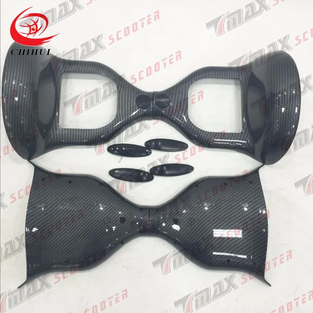 

Old Style Electric Scooter Plastic Cover Hoverboard Outer Shell Electric Standing Scooter Case Carbon Fiber for 10inch Scooter