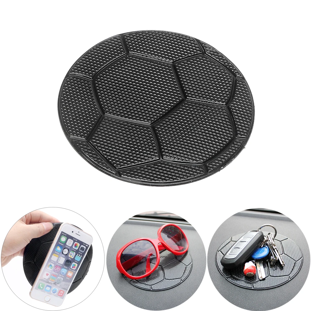 

Football Auto Dashboard Non Slip Mat Sticky Pad Silica Gel Car Key Sungalsses Holder Mobile Phone Holder Anti Slip Mat Organizer