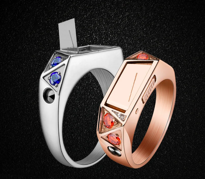 Titanium steel body Self Defense guard ring inlay diamond personality invisible knife ring concealed weapon female artifact Titanium steel body Self Defense guard ring inlay diamond personality invisible knife ring concealed weapon female artifact