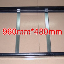 2 комплекта/упаковка Gicl-3590 алюминиевой рамкой, размер экрана 960*480 мм; подходит для P5 P10 светодиодный дисплей