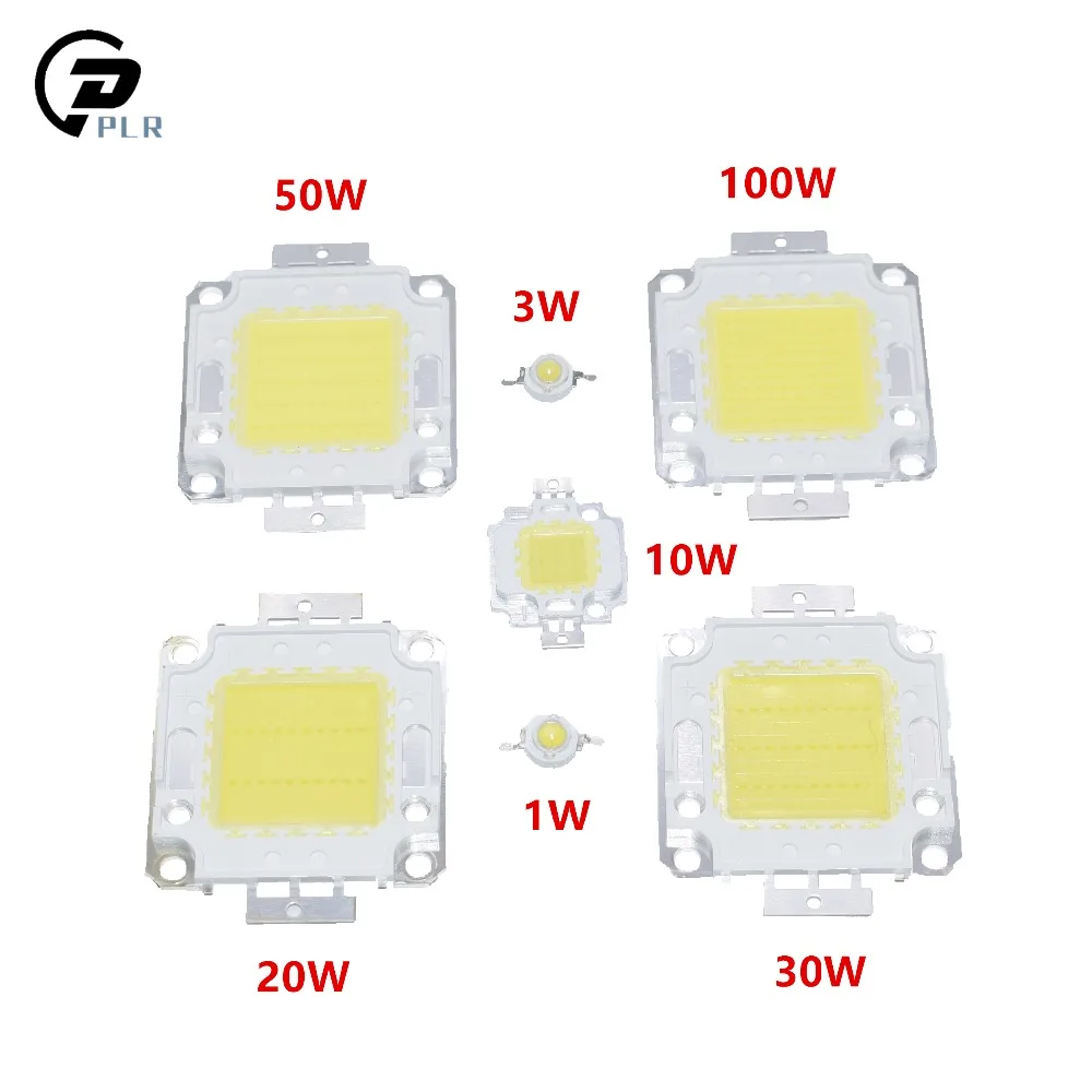 10W 20W 30W 50W 100W COB светодиодный чип лампа Chips для Точечный светильник потолочные светильник сада квадратный DC 12V 36V Интегрированный Светодиодный светильник из бисера