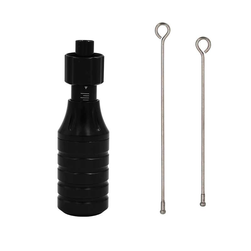 

One 25mm Adjustable Cartridge Tattoo Needle Grip Tube Supply - Black TCG06-BK#