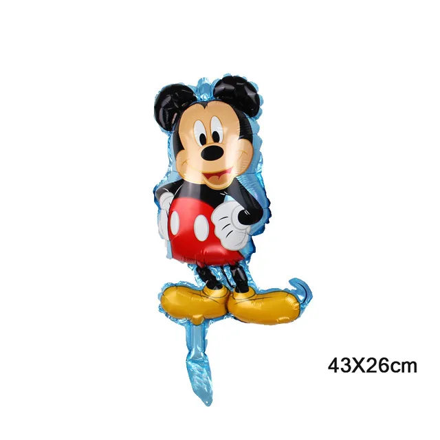 1 шт./лот воздушный шар из фольги с Микки и Минни Маус, украшение для дня рождения, маленькие воздушные шары с Микки Маусом - Цвет: mini mickey