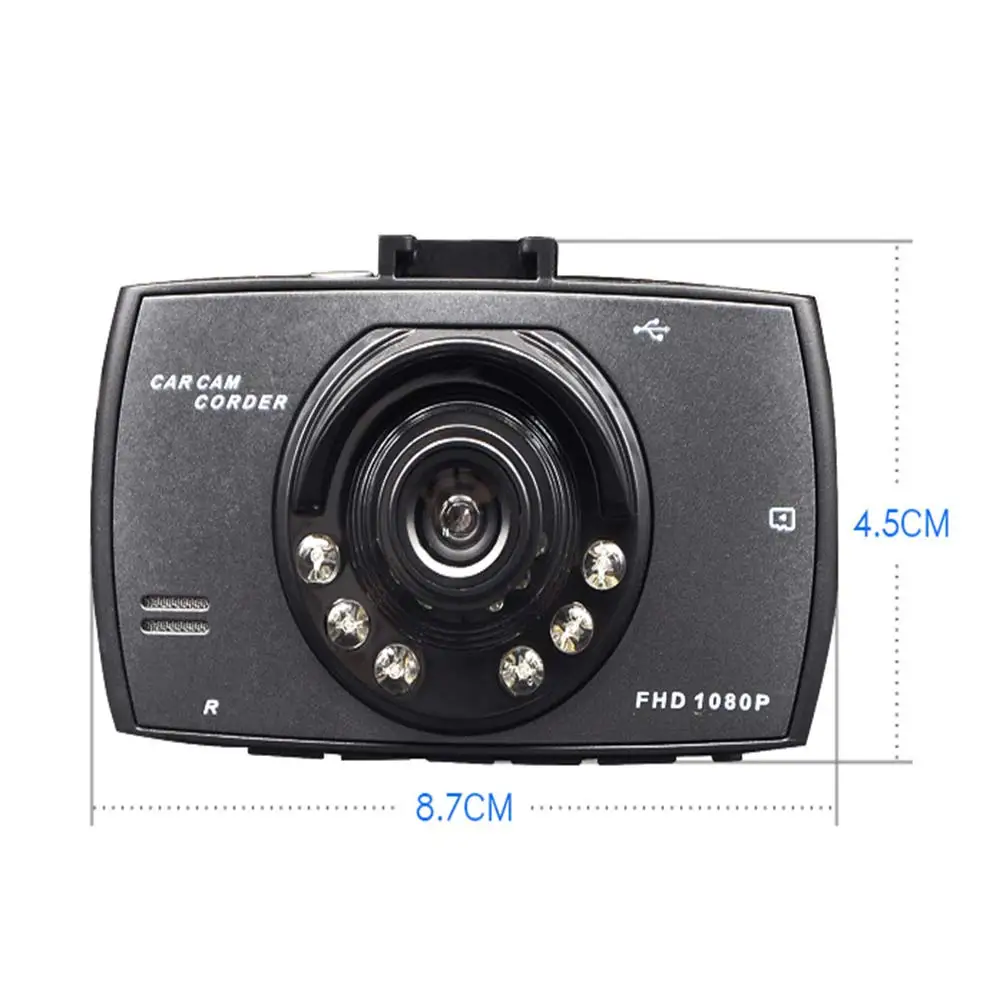 Car camer Dvr 500Mega Night vision Hd 1080 Auto camera Accessorie AVI 120 Degree Cyclic recording Car video Recorder Wdr Car DVR