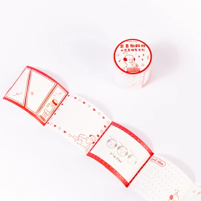 Kawaii Cat клубника васи лента DIY блокнот для заметок руководство декоративная бумага Маскировочная лента японские канцелярские школьные принадлежности - Цвет: 09