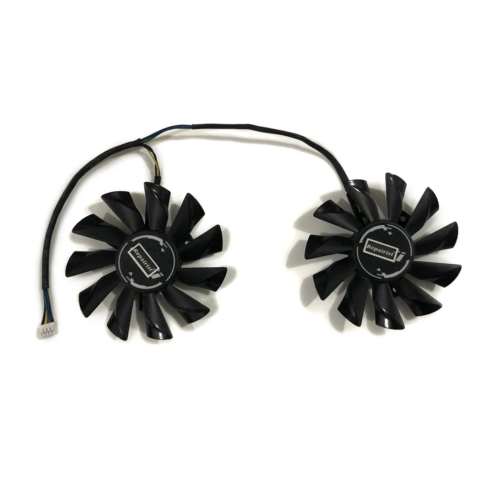 Альтернативный вентилятор графической карты PLD09210S12HH GPU RX580 RX480 2 шт./компл. кулер