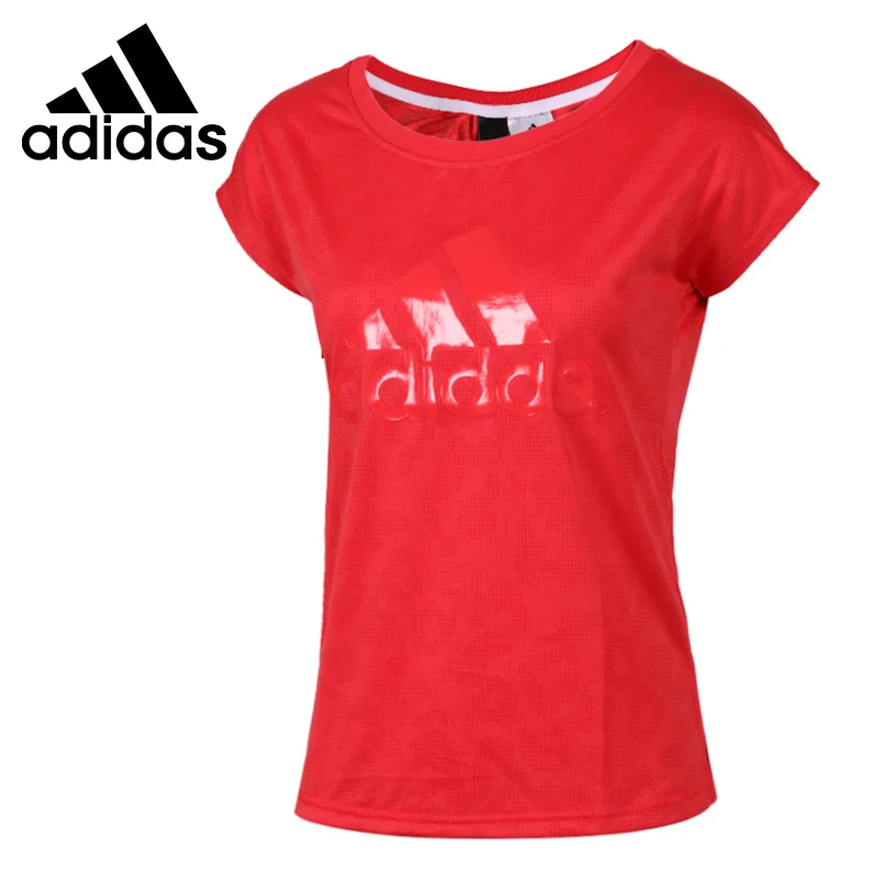 Оригинальные женские леопардовые футболки с коротким рукавом Adidas SS T|Беговые