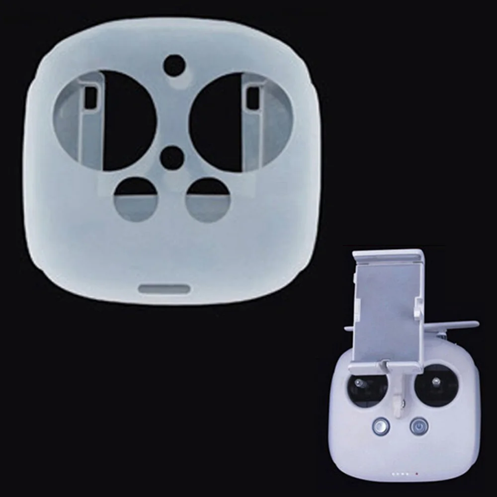 

Anti-dust Silicone Protective Transmitter Cover Skin for DJI Phantom 4 Remote Radio Controller (transparent)