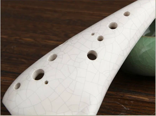 Formato de Rachadura Instrumento de Música Ocarina de 12 Orifícios Alto Chave Flauta Ocarina 12 Folclórica c ac - Image 6