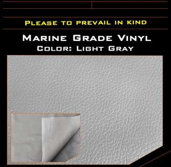 

Upholstery Marine Outlet Lining Trim PVC Vinyl Fabric Material Faux Leather Light Grey 185cm x 139cm