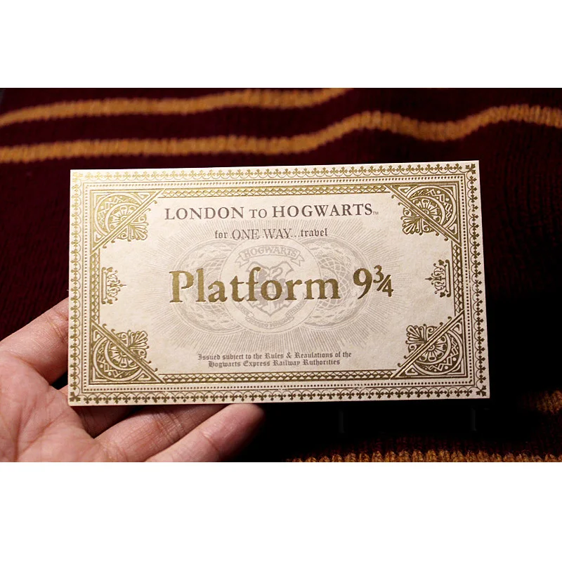 Hp Bank Coins Wizarding World косплей с сумкой или 1 шт хогварт Экспресс-билетов