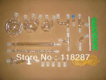 

NEW organic chemistry lab glassware kit 24/29 28pcs,lab glassware kit