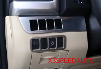 

Light Switch Console Dashboard Trim For Toyota Highlander 2014 2015 2016 2017 Free Shipping Chromed 2PCS
