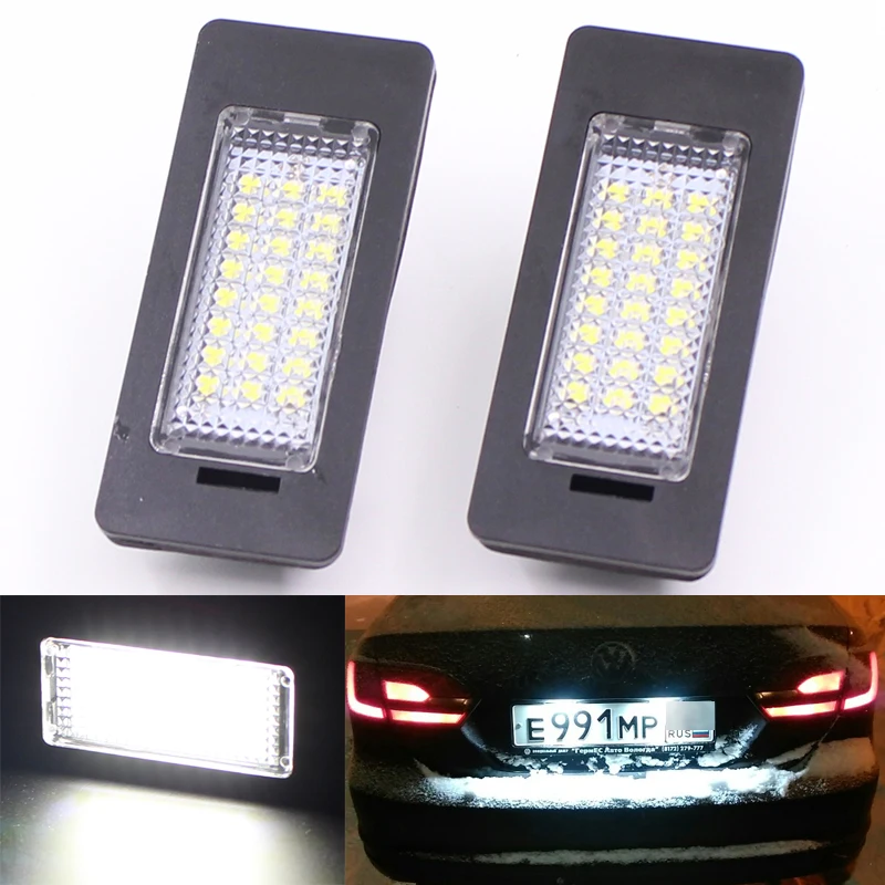 Canubus 24SMD светодиодный номерной знак для VW Golf 6/7 вариант Passat B6/B7 Jetta MK6 Sharan Touran