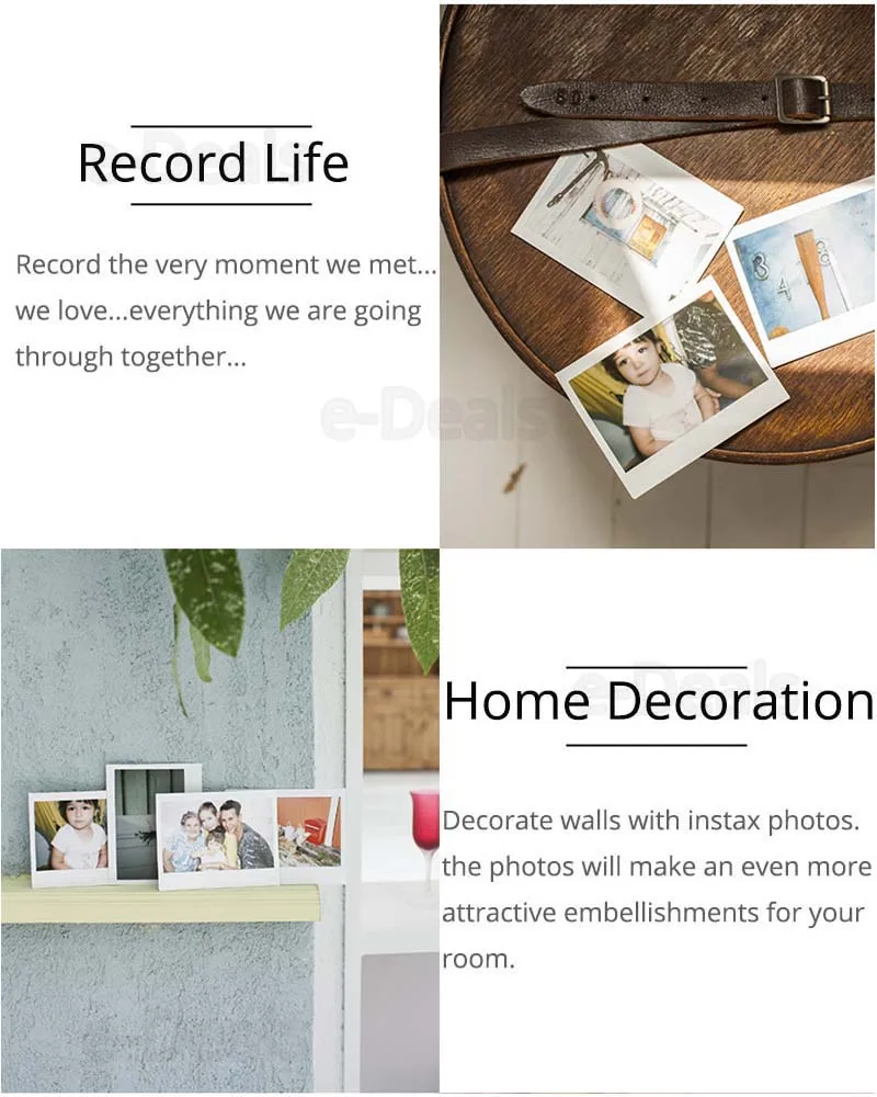 Fujifilm Instax Wide Instant Film White Photo Paper для FUJI 210 300 Camera|Фотоплёнка| |