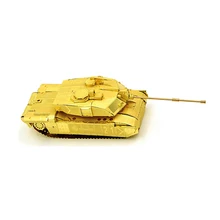 Microworld 3D металлическая головоломка FV 4034 CHALLENGER 2 Танк модель DIY лазерная резка Модель-пазл для обучающие игрушки для взрослых Рабочий стол dec