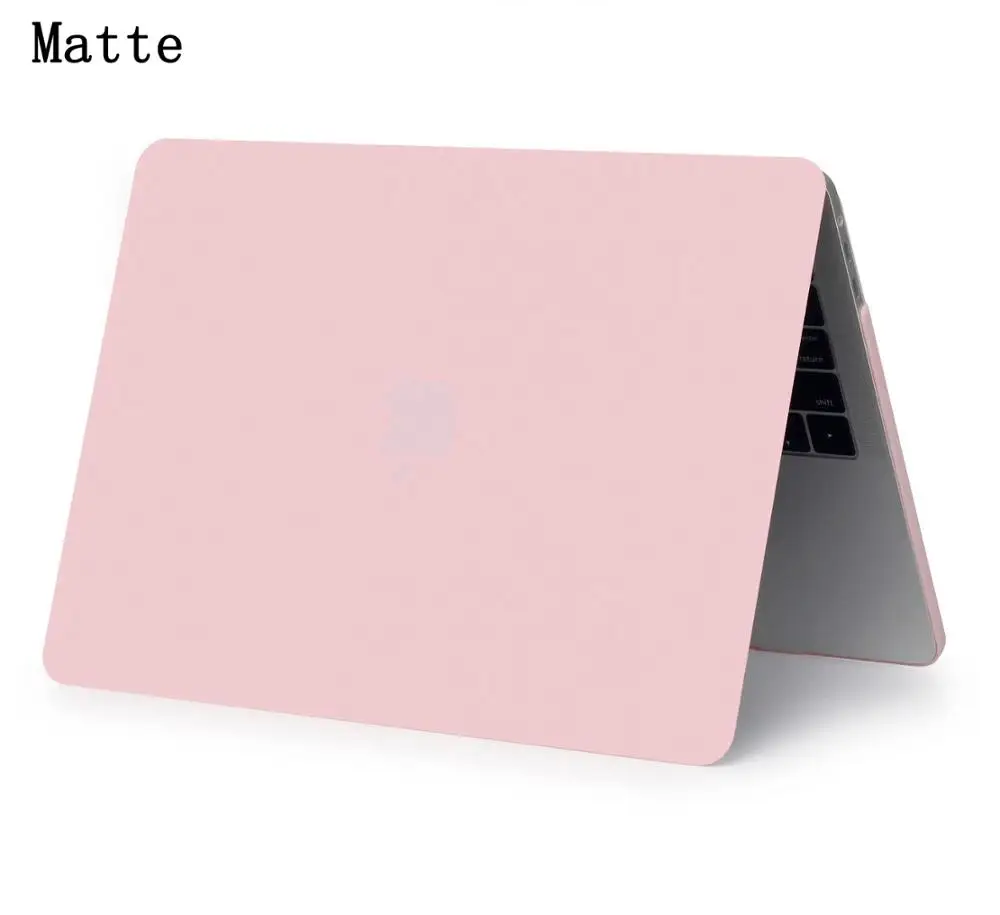 Чехол HQ с цветной печатью для Apple Macbook Air Pro retina 11 12 13 15, A1932, New Air Pro 13,3 15,4 дюйма с сенсорной панелью - Цвет: Matte Real Pink