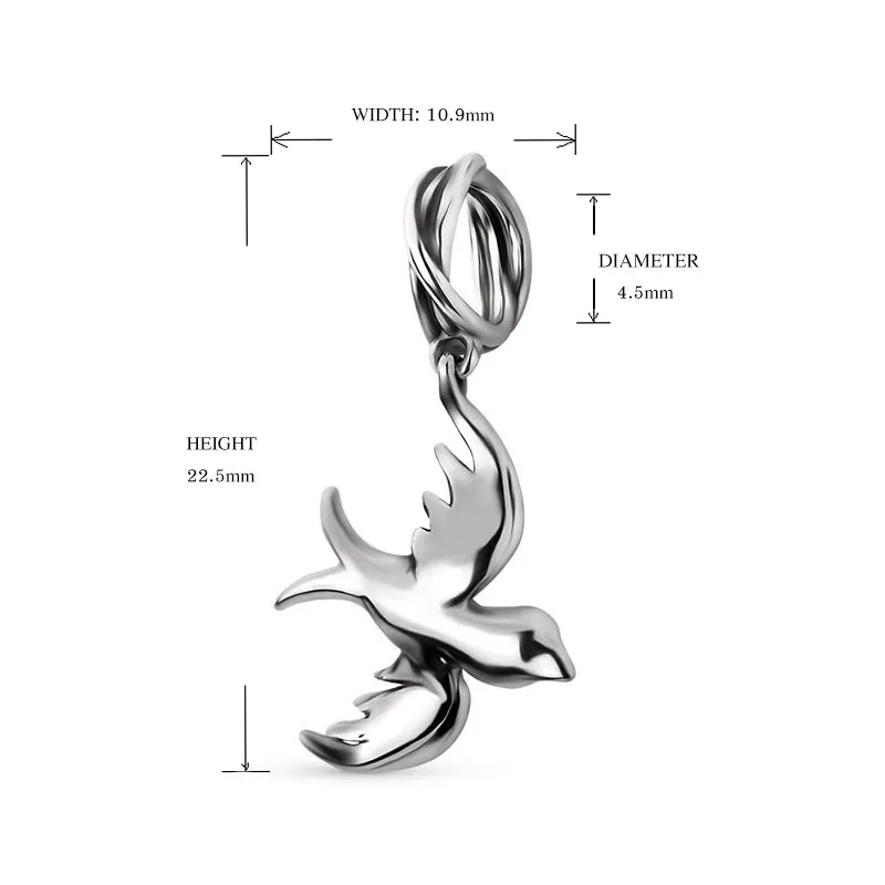 

Charm Fit Authentic European Bracelet 925 Silver Original Collect The Fly birds Charm Bracelet Antique Animal Beads Jewelry Gift