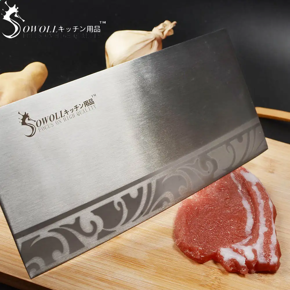 SOWOLL 9 дюймов разделочный кухонный нож инструмент для приготовления пищи цветная