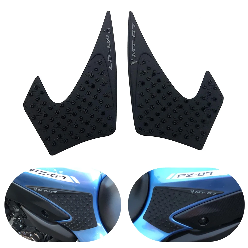 

Motorcycle Accessories For Yamaha MT-07 MT07 MT 07 2014 2015 2016 2017 Anti slip Tank Pad Side Gas Knee Grip Protector Stickers