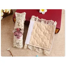 2 шт крышка ручки двери кружева вышитые Чехлы на ручки холодильника дверной ручки XHC88