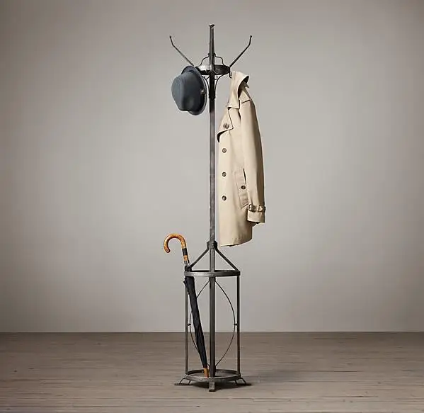For Living Coat Rack Metal Rural retro loft style Coat rack Umbrella frame Hotel guest 2 For Living Coat Rack Metal Rural retro loft style Coat rack Umbrella frame Hotel guest 2