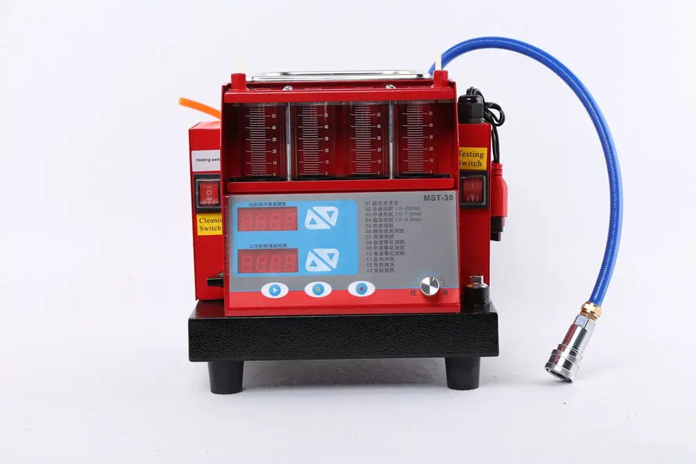 220V/110V 4 цилиндра Топливная форсунка тестера и ультра очиститель MST 30 сопла