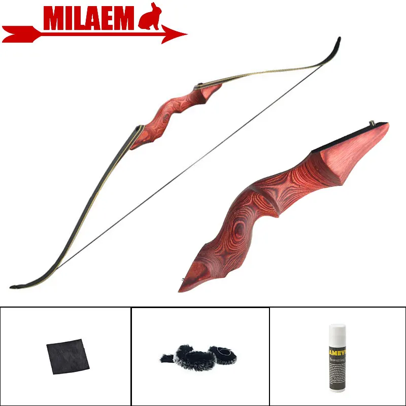 

1Set 60inch 30-60lbs Archery Recurve Bow Hunting With Stabilizer Arrow Rest Lamination Bow Limbs Shooting Hunting Accessories