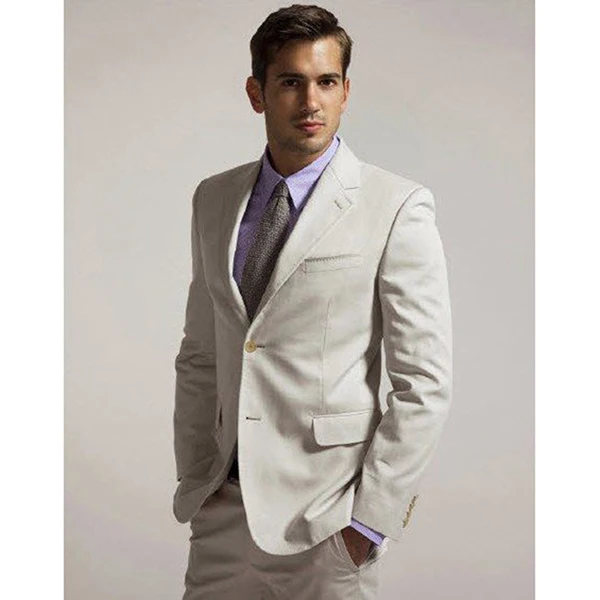 2017-Latest-Coat-Pant-Designs-Ivory-Men-Suit-Slim-Fit-Formal-Wedding-Prom-Blazer-Custom-Simple