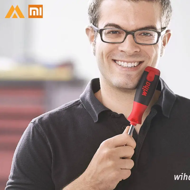 Оригинальный Xiaomi Mijia отвертка Wiha 26 в 1 сталь Xaomi магнитные биты домашний комплект