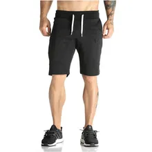Мужчина Шорты мужские Короткие Брюки 2016 Повседневная Щиколотки Jogger Шорты Мужские Штаны Фитнес Человек Тренировки Хлопок Шорты