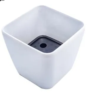 

square Shape potty mini plastic flower pots automatic watering pot seeders factory flower pot holder home decor worker