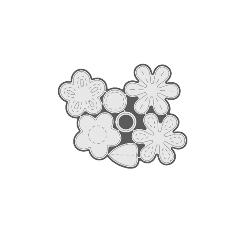 

Naifumodo DIY Plants Flower Metal Cutting Dies Craft Card Embossing Stencil 111*89mm Scrapbooking 2019 New Metal Die