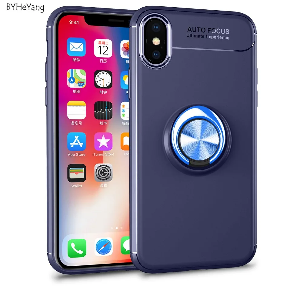 Buy For iPhone XS max Case For iPhone xs max Cover Finger Ring Holder Soft