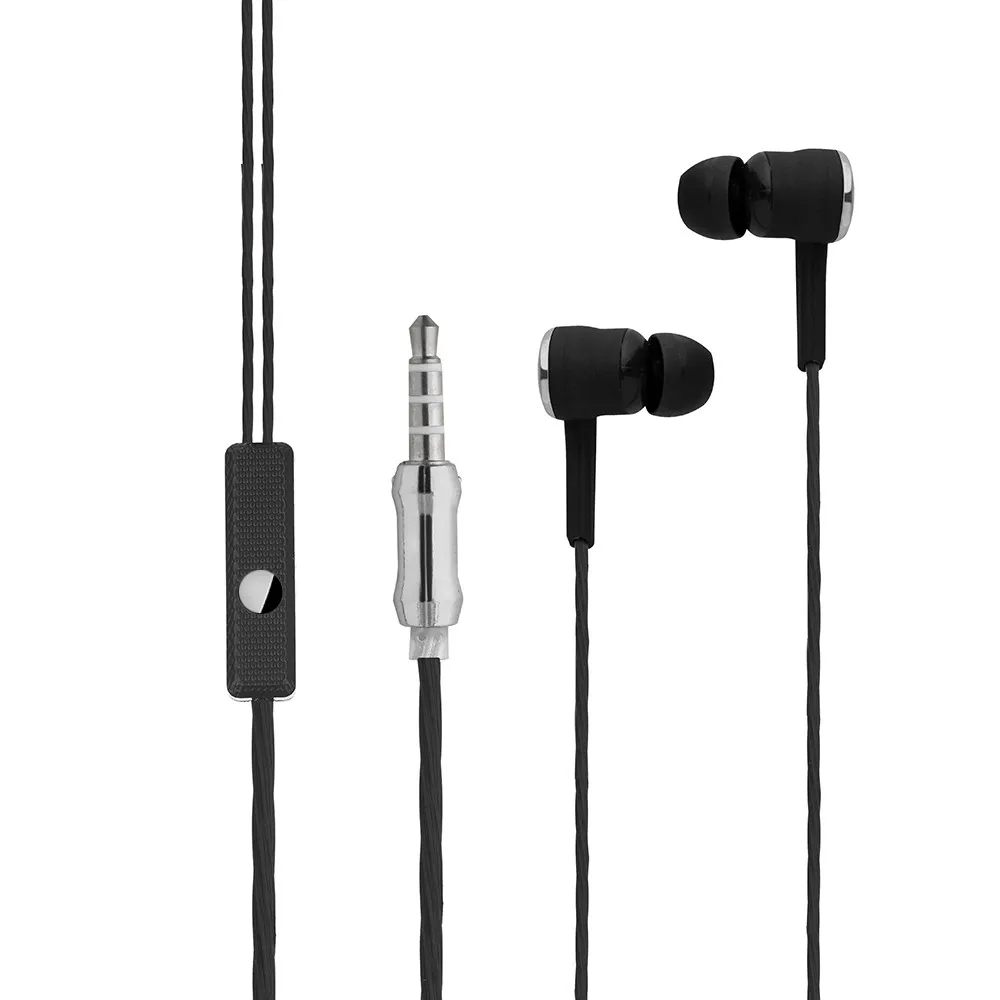 Universal In Ear3.5mm Stereo Earbud Earphone Headset with Mic For Cell