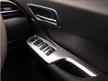 

ABS MATTE Accessories ABS Interior Door Window Lift Regulator Cover Trims For Toyota C-HR C HR 2016 2017 car accessories