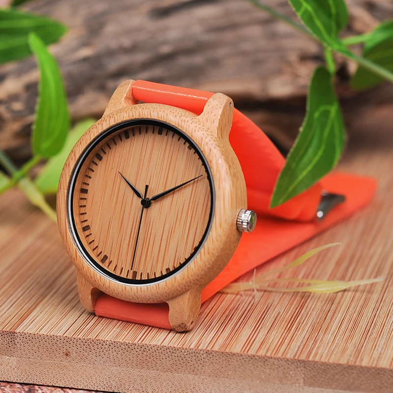 Reloj mujer BOBO BIRD мужские деревянные часы Цветной силиконовый ремешок мягкие Модные женские деревянные кварцевые наручные часы отличные подарки C-aB05