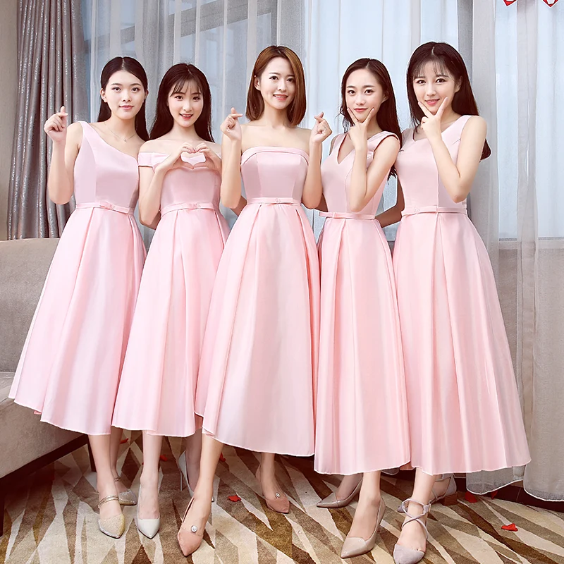 peach taffeta bridesmaid dresses