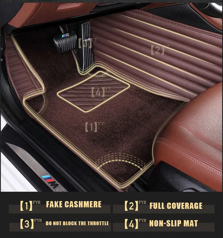 Esteiras do Assoalho Carro de Couro Personalizado para Infiniti Tapetes do Assoalho Duplo para Carros Qx60 Qx70 G25 G37 Acessórios Automóveis G35 Fx35 Fx37 Q50 Qx30 7 Automóveis e motos